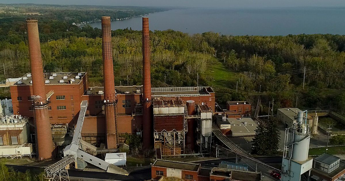 Greenidge crypto mine overlooks picturesque Senaca Lake