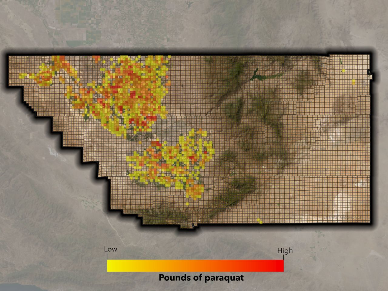 Paraquat in Kern County