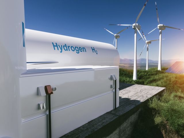 Photo of green hydrogen plant