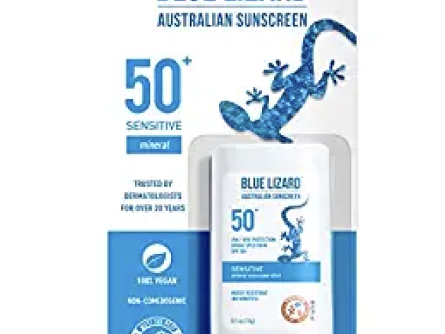 Blue Lizard Sensitive Mineral Sunscreen Stick, SPF 50+