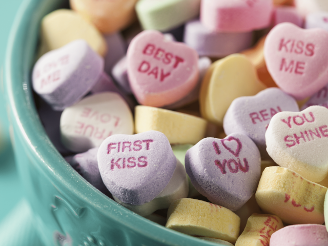Valentines day candy
