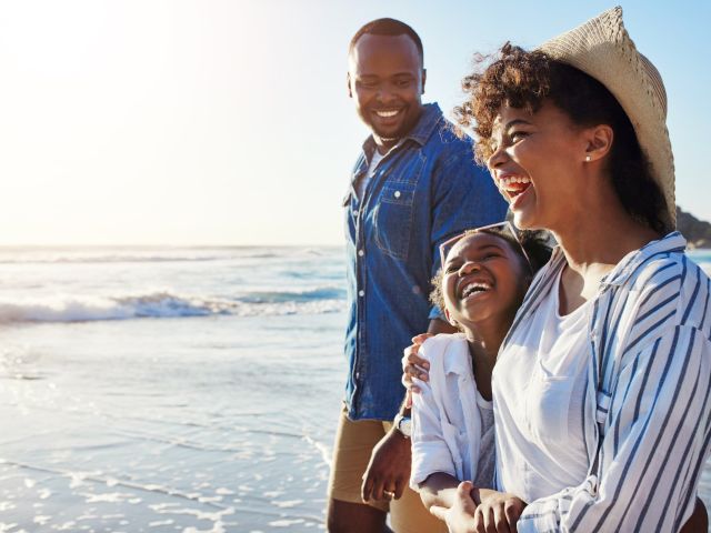 Family at Beach