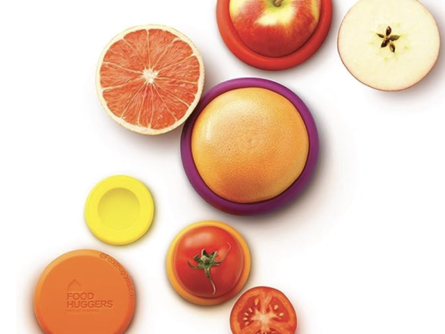 Food Huggers 5pc Reusable Silicone Food Savers