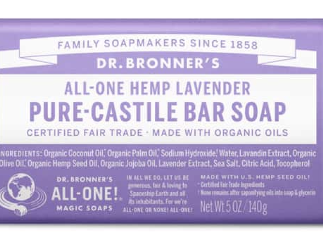  Dr. Bronner's All One Hemp Pure Castile Soap, Lavender
