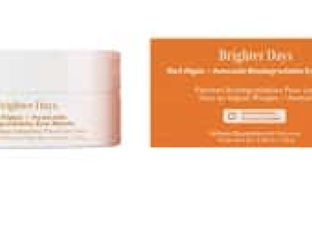 Three Ships Brighter Days Red Algae + Avocado Biodegradable Eye Masks