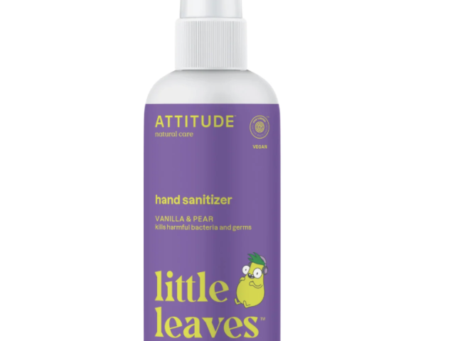 Attitude, LITTLE LEAVES, Hand Sanitizer, Vanilla and Pear