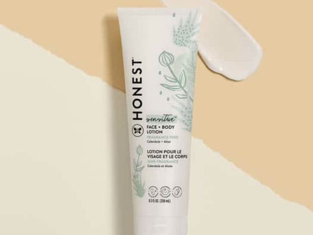 The Honest Company Face + Body Lotion, Fragrance Free