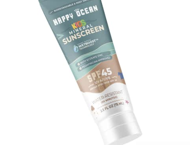 Happy Ocean Mineral Sunscreen Lotion, Kids, SPF 45