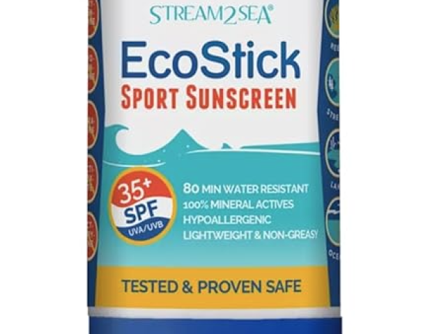 Stream2Sea EcoStick Sport Sunscreen Stick, SPF 35+