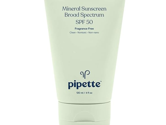 Pipette Mineral Sunscreen, SPF 50