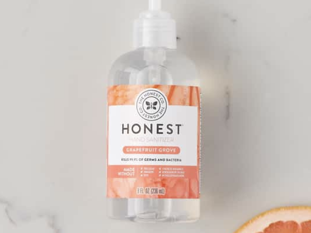 Honest Hand Sanitizer Gel, Grapefruit Grove