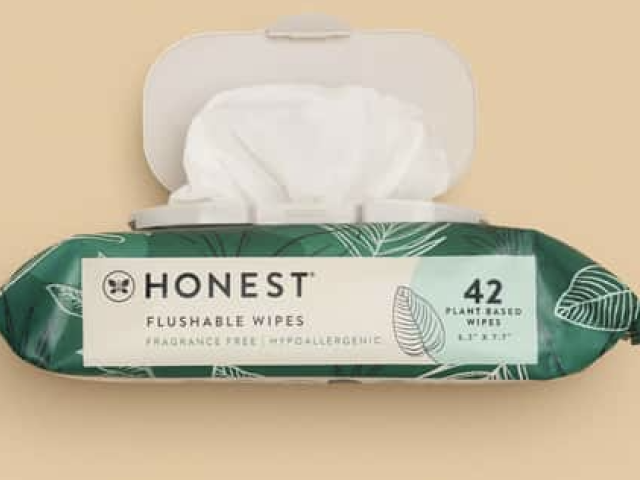 The Honest Company Flushable Wipes, Fragrance Fre