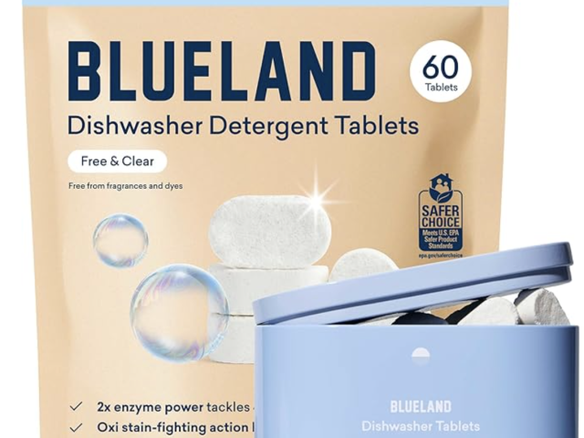 Blueland Dishwasher Detergent, Fragrance-free