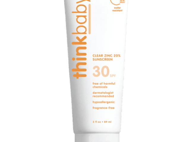 Thinkbaby Clear Zinc Sunscreen Lotion, SPF 30