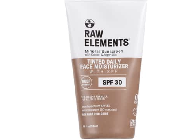 Raw Elements Tinted Daily Face Moisturizer, SPF 30 