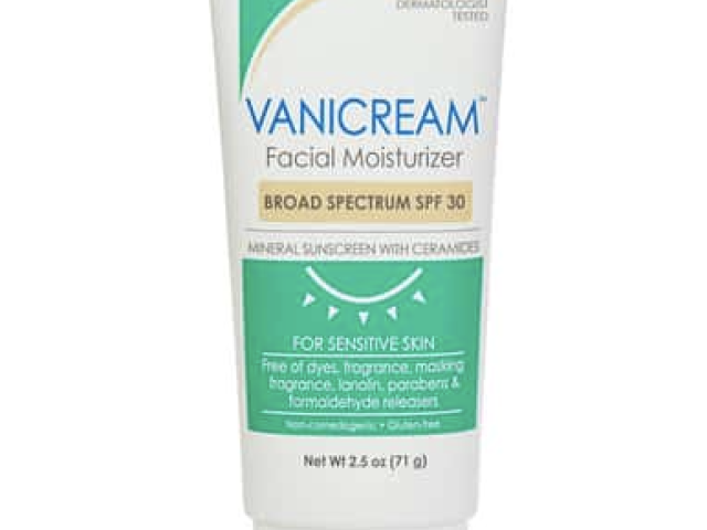 Vanicream Facial Moisturizer Mineral Sunscreen With Ceramides, SPF 30 