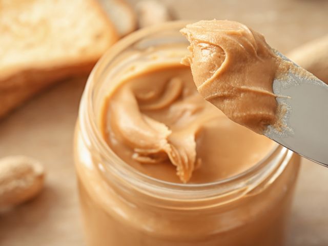 Peanut butter and bread