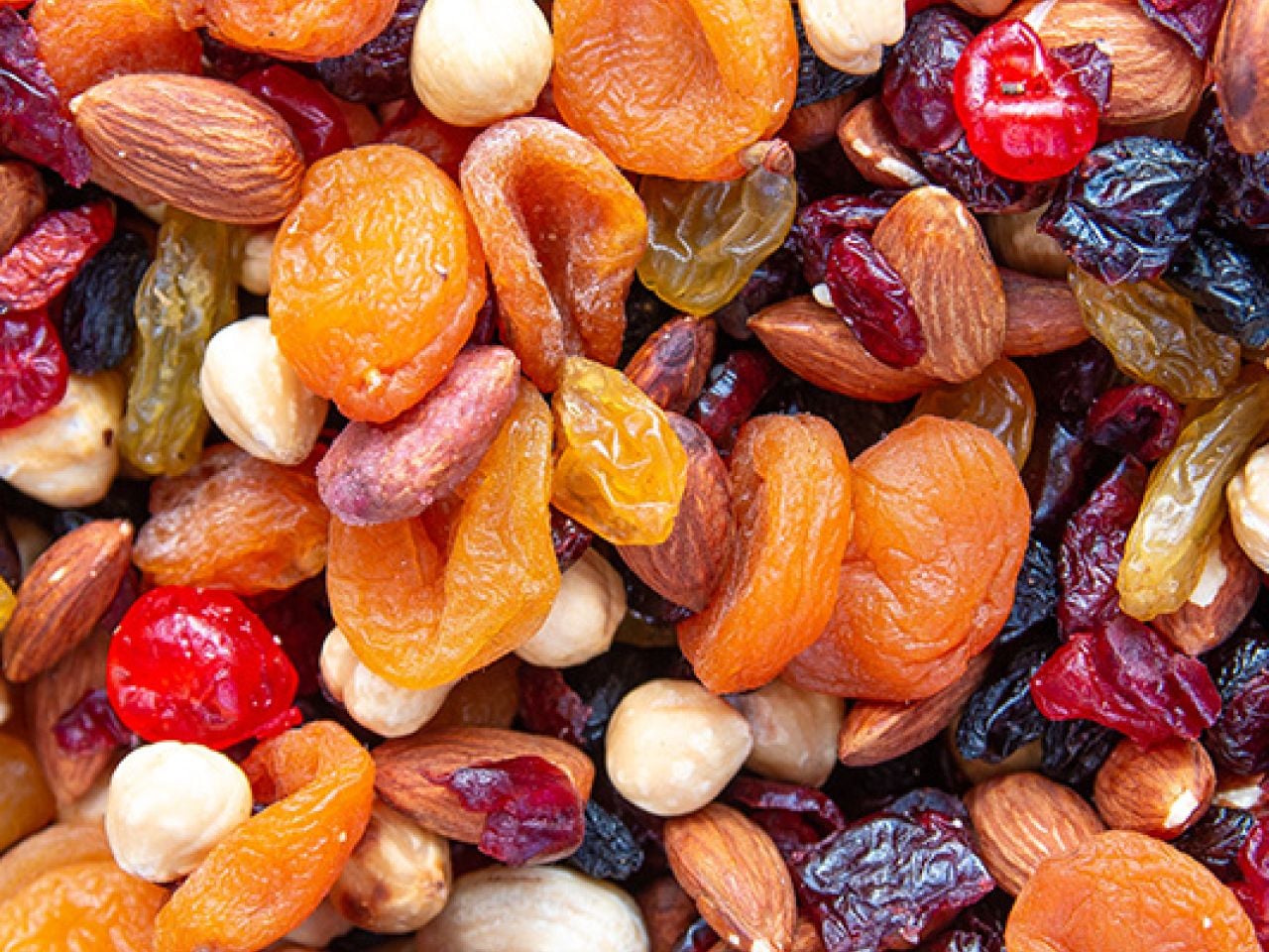 Dried fruit and nuts
