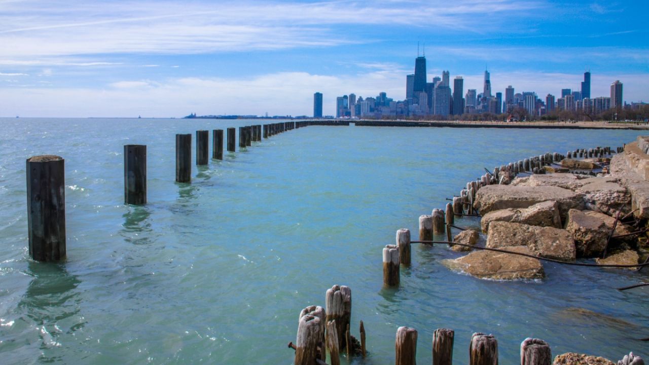 Photo of Lake Michigan from Chicago