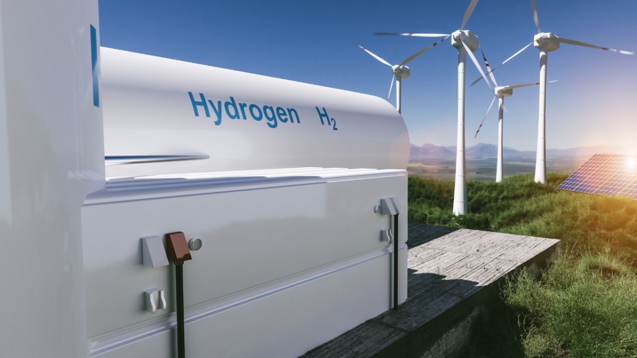 Photo of green hydrogen plant