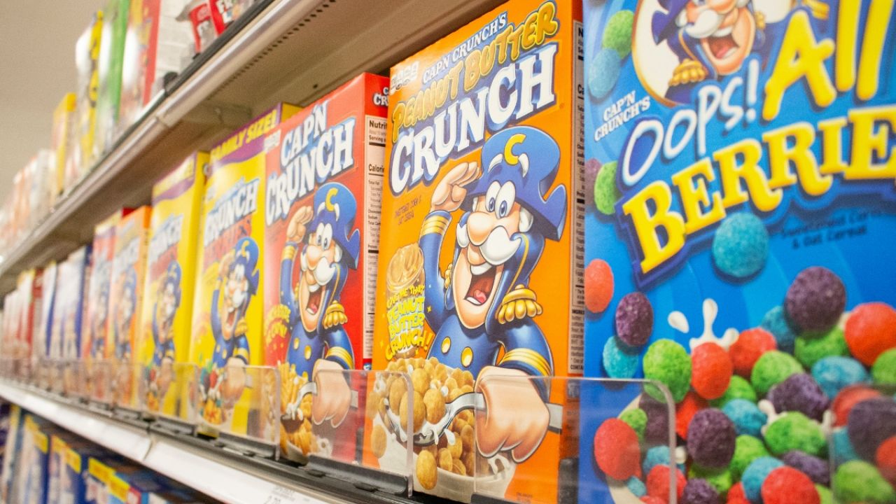 Cereal boxes