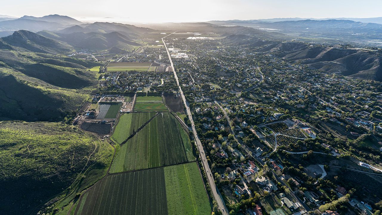 Farm field in Ventura county California