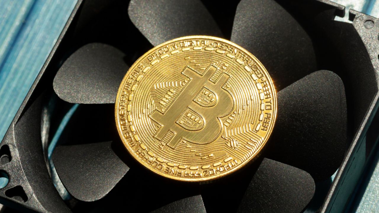 Bitcoin on a fan