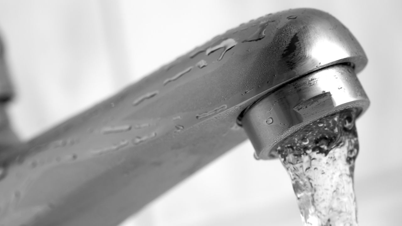 Faucet running water