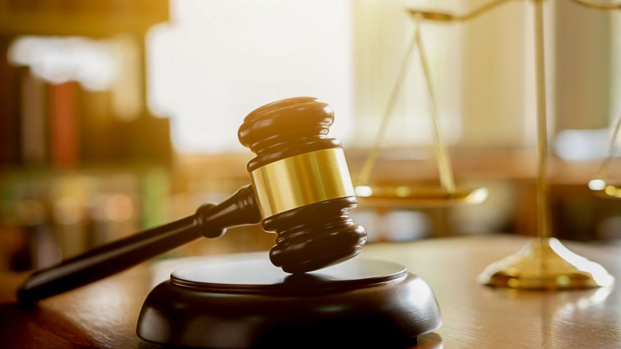 Gavel in a court room