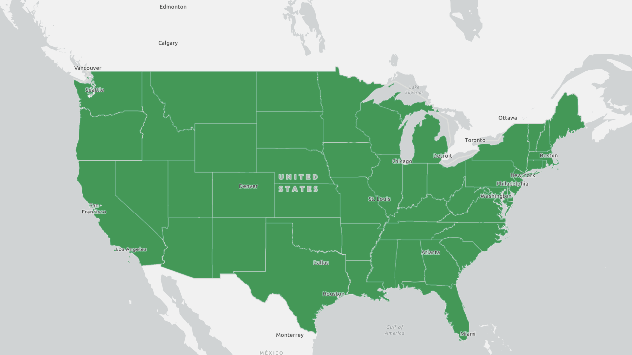 Preemption map still